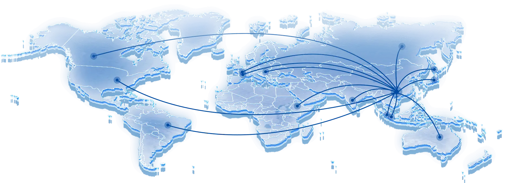 Zorcen global logistics network mobile map